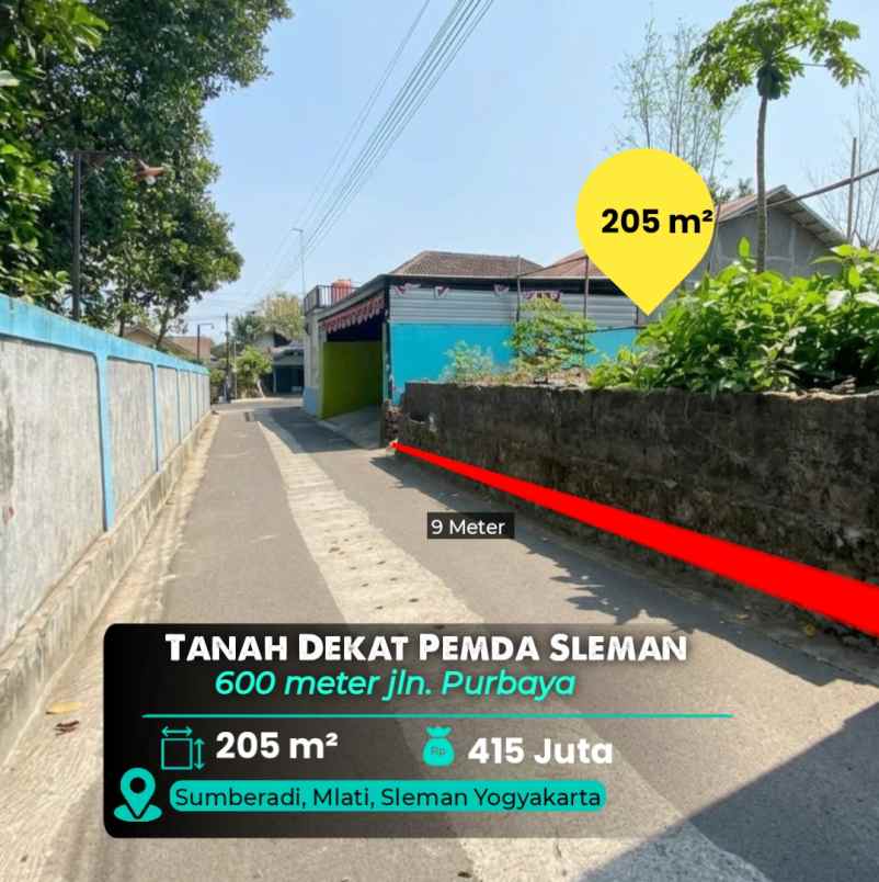 dijual tanah mlati