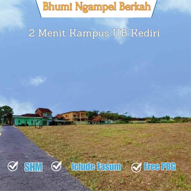 dijual tanah ngampel kec mojoroto kota