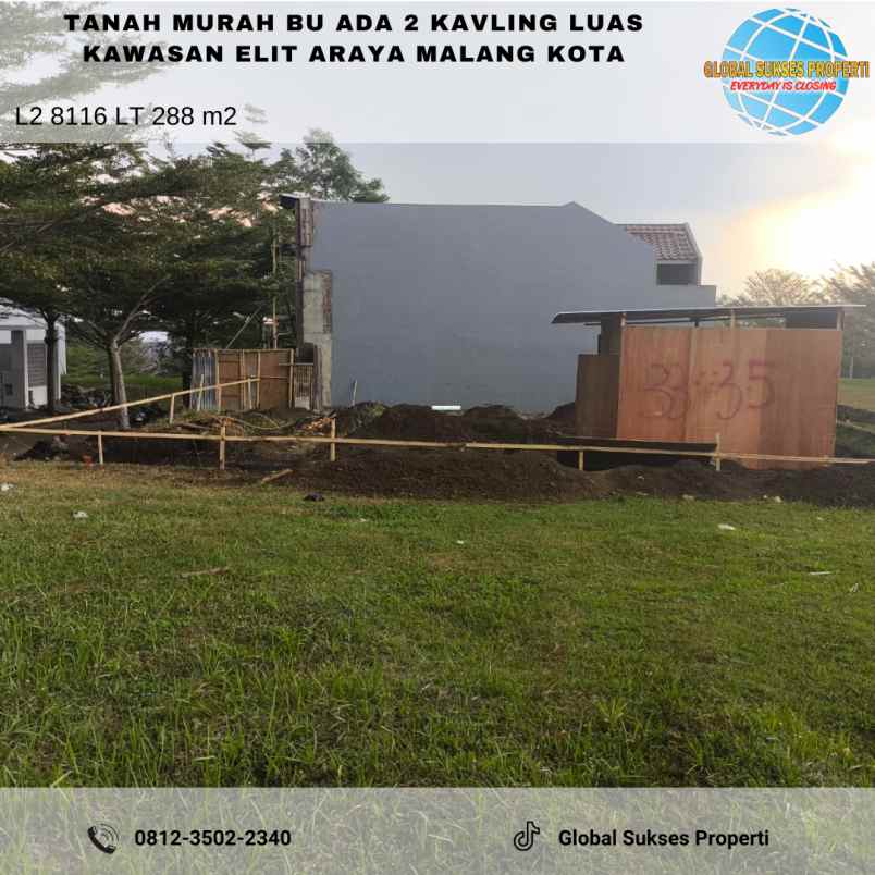 dijual tanah palm valley araya