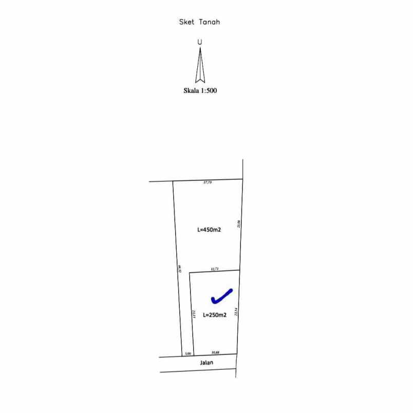dijual tanah pantai mertasari