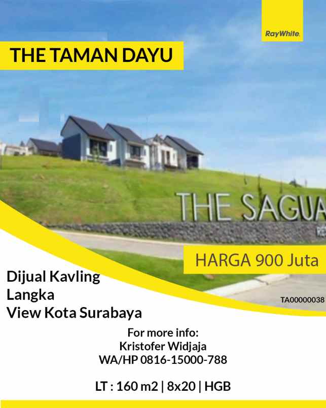 dijual tanah saguara taman dayu pasuruan