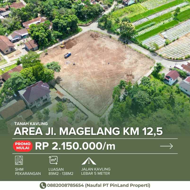 dijual tanah sanggrahan caturharjo