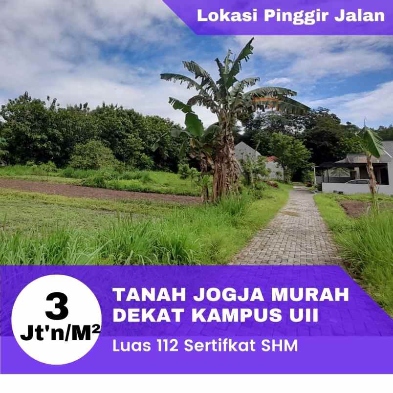 dijual tanah sardonoharjo kec ngaglik