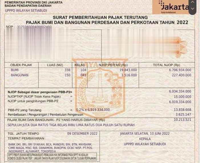 dijual tanah setia budi karet jakarta