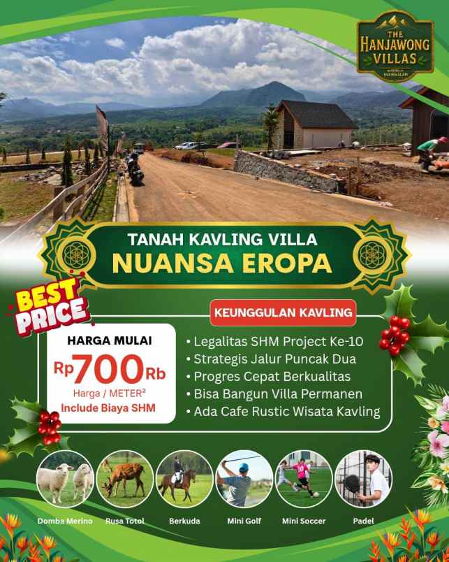 dijual tanah sukamakmur