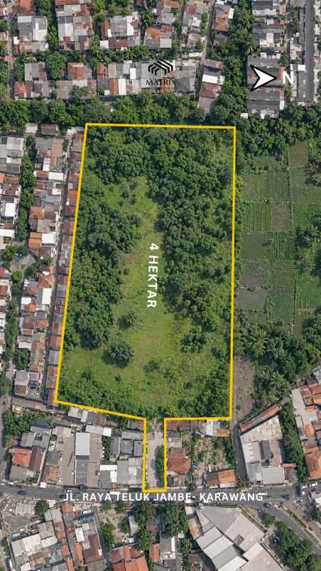 dijual tanah teluk jambe