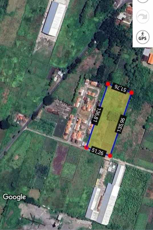 dijual tanah zona industri klaten