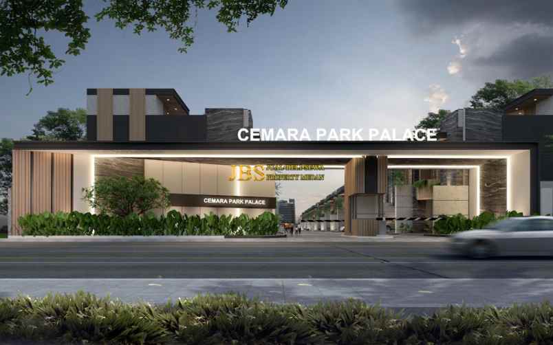 dijual villa cemara park palace jalan