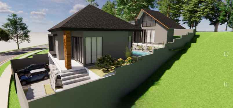 dijual villa jalan taman dayu