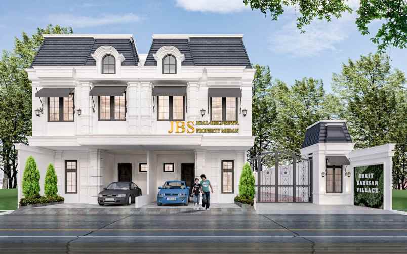 dijual villa jalan tertib bukit barisan ii