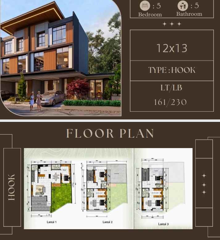 dijual villa jl rajawali kiwi gatot