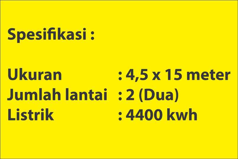 disewakan segera ruko strategis di simpang pomad