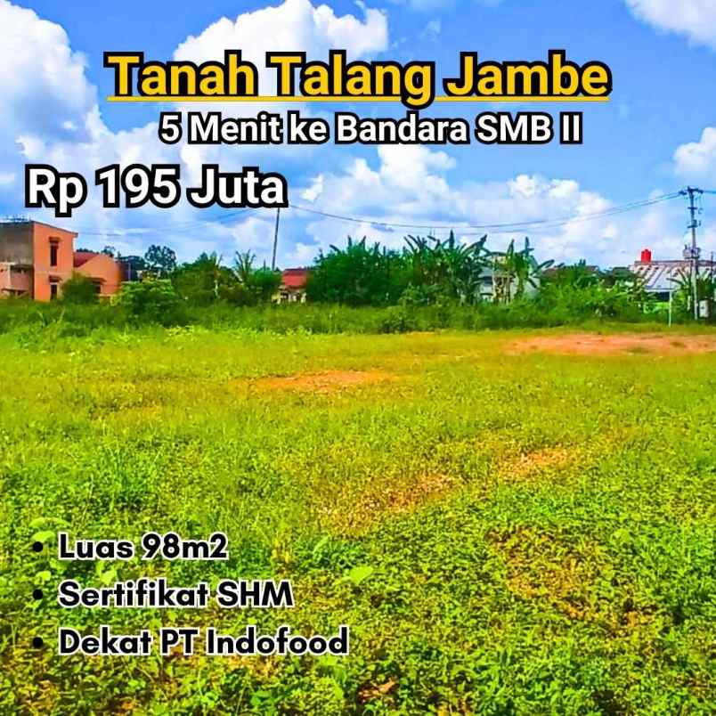 jual kavling di lokasi premium talang jambe palembang