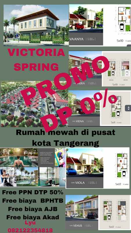 jual rumah baru victoia spring cimone