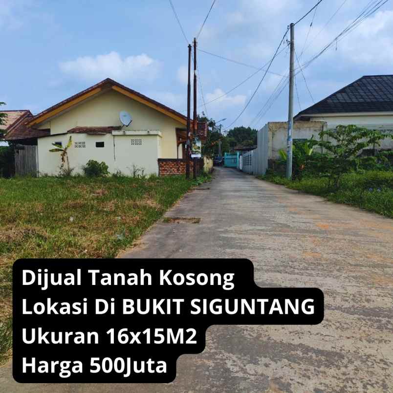 jual tanah kosong dekat kampus unsri jl politeknik