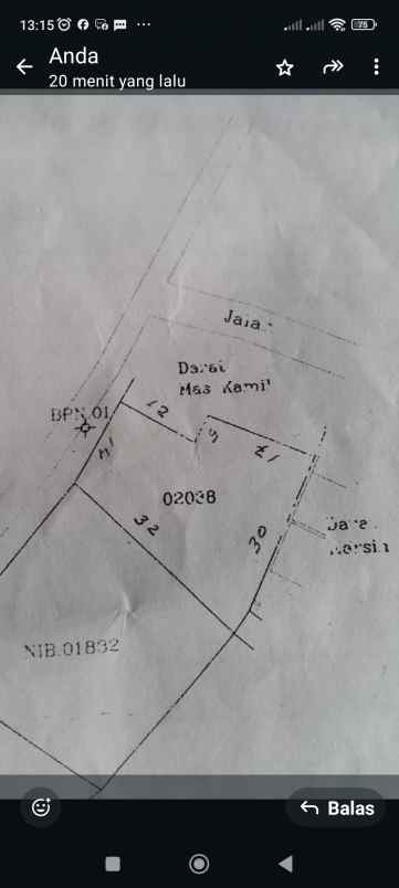 jual tanah shm karadenan cibinong bogor