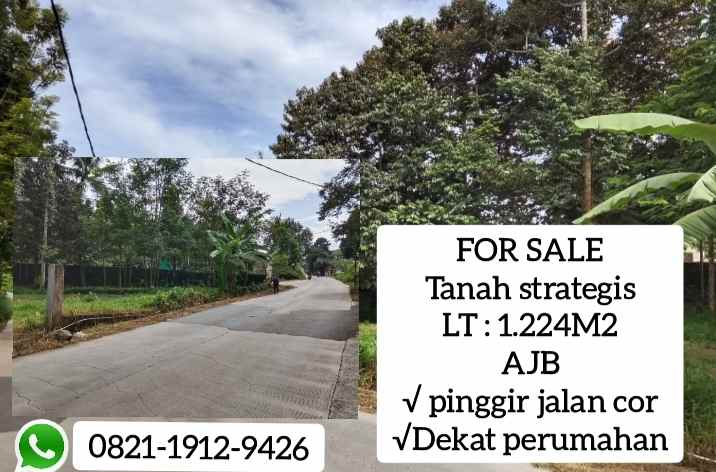 jual tanah strategis jalan cagak subang