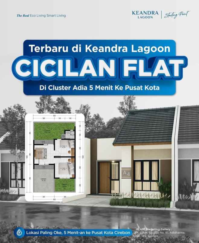 keandra lagoon cluster adia perumahan kota cirebon