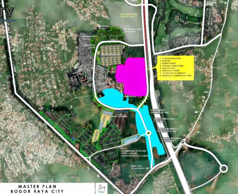 kemang permata bogor raya rumah dekat akses tol bogor