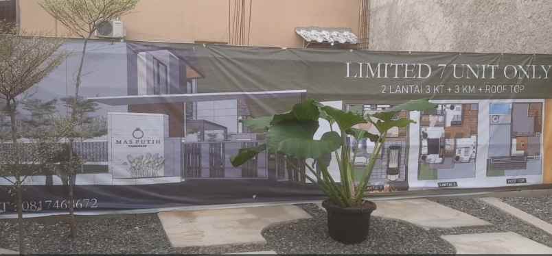 mas putih townhouse hunian premium 3 lantai