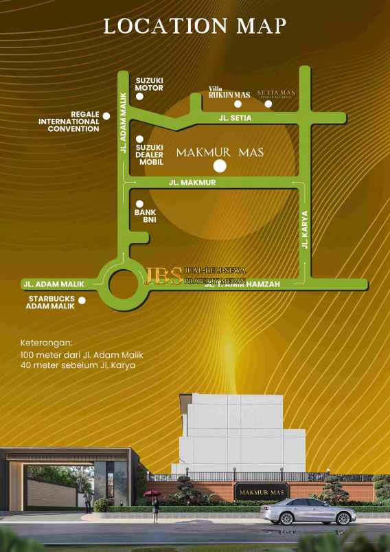 new project rumah makmur mas jalan makmur adam malik