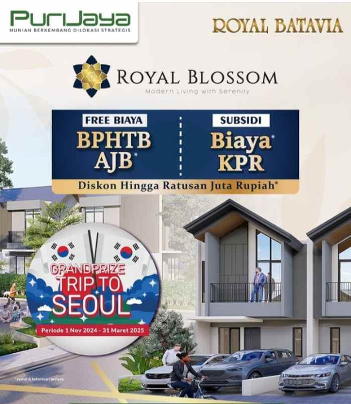 perumahan royal batavia puri jaya free biaya surat