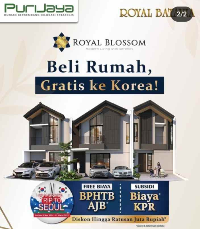 perumahan royal batavia puri jaya free biaya surat