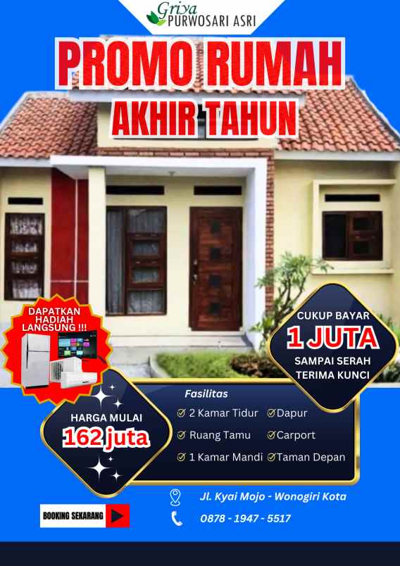 promo rumah akhir tahun wonogiri kota