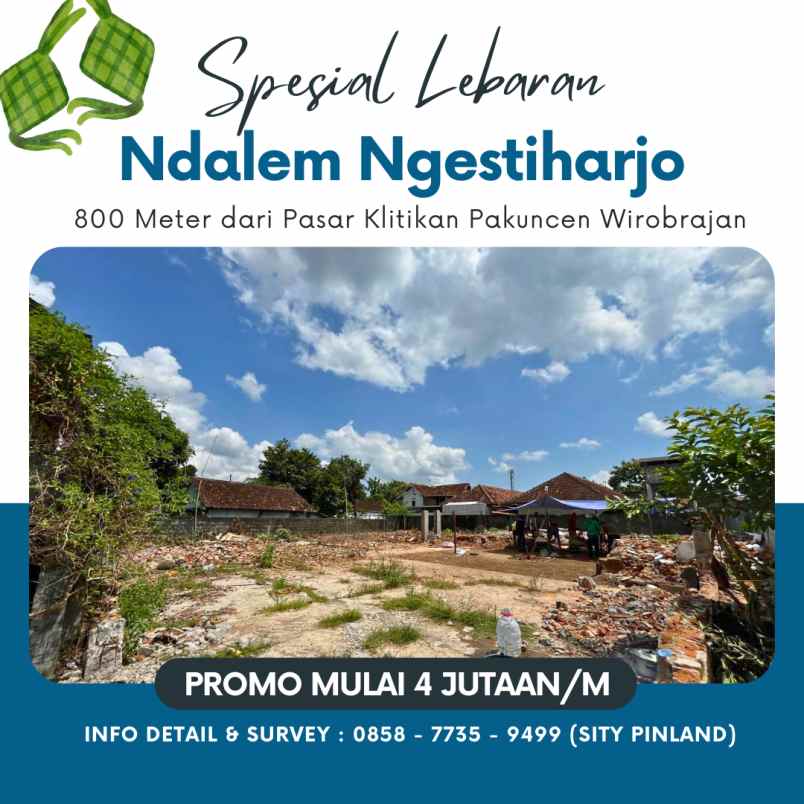 promo spesial lebaran kavling dekat malioboro jogja