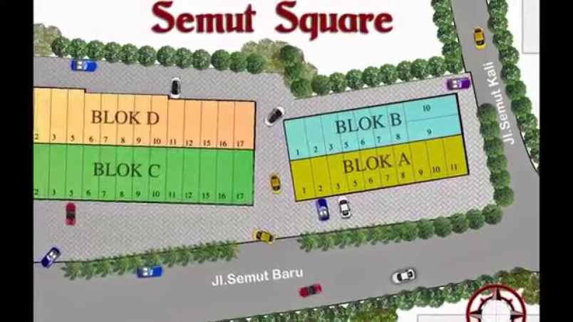 ruko semut berhadapan dengan pengampon square