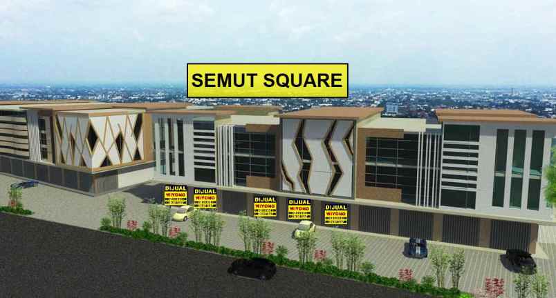 ruko semut berhadapan dengan pengampon square