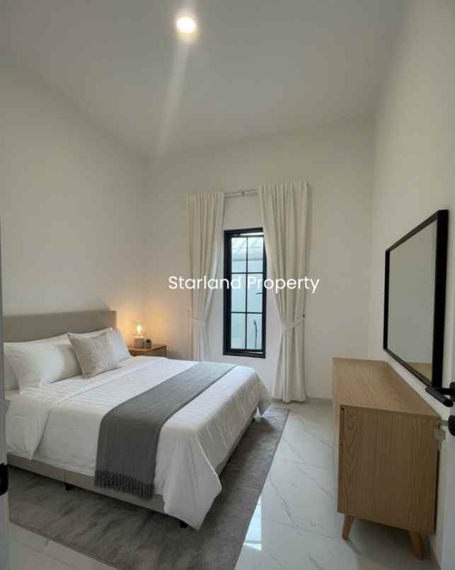 rumah 1 lantai konsep french style di rempoa ciputat