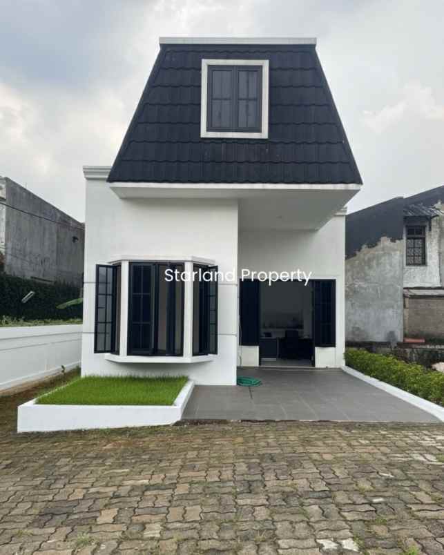 rumah 1 lantai konsep french style di rempoa ciputat