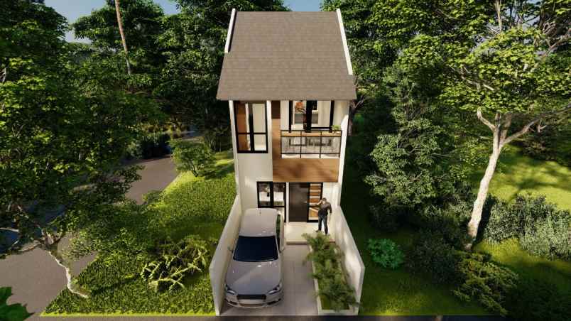 rumah 2 lantai 400 jutaan di buaran serpong