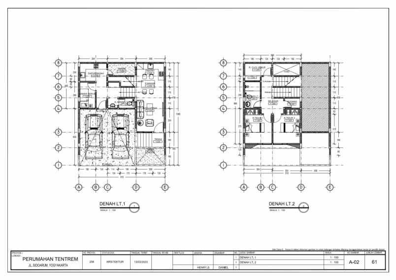 rumah 3 lantai di jalan godean km 7 bebas desain