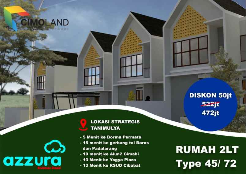 rumah 300 jutaan bisa kpr cicilan ringan dekat cimahi