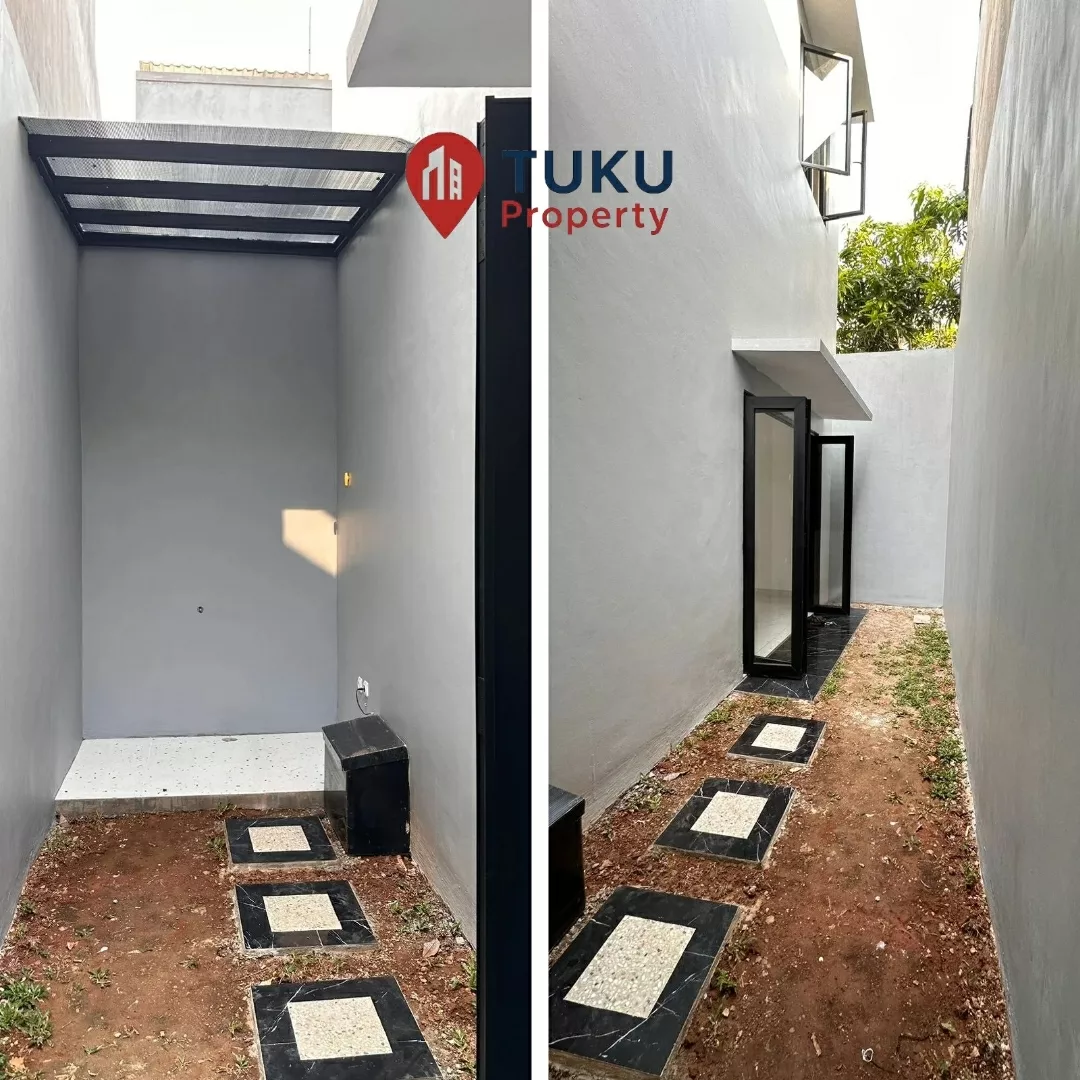 rumah baru ciater bsd model farm house