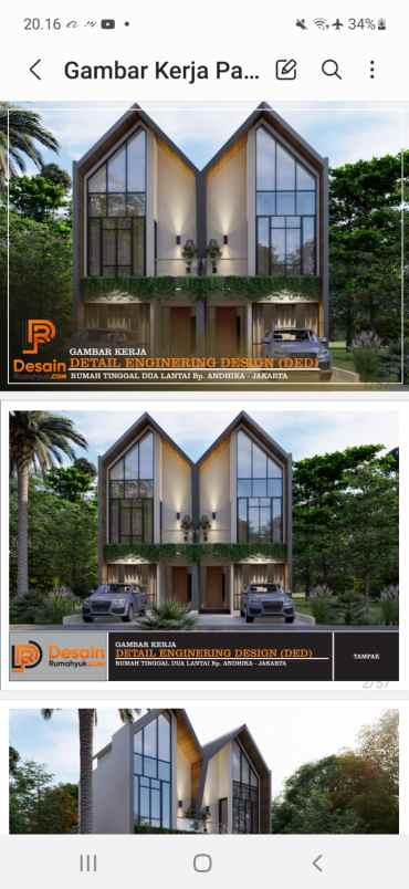 rumah baru scandinavian di billymoon pondok kelapa