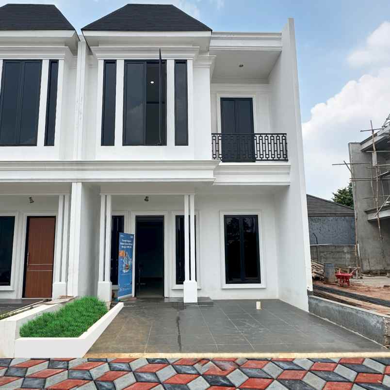 rumah cluster 2 lantai belakang pasar modern bintaro