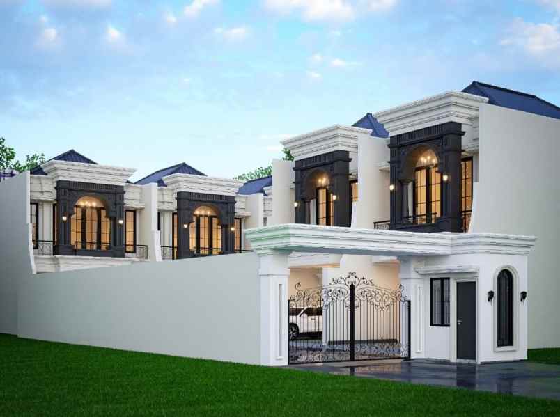 rumah cluster mewah tanpa dp kalimulya depok