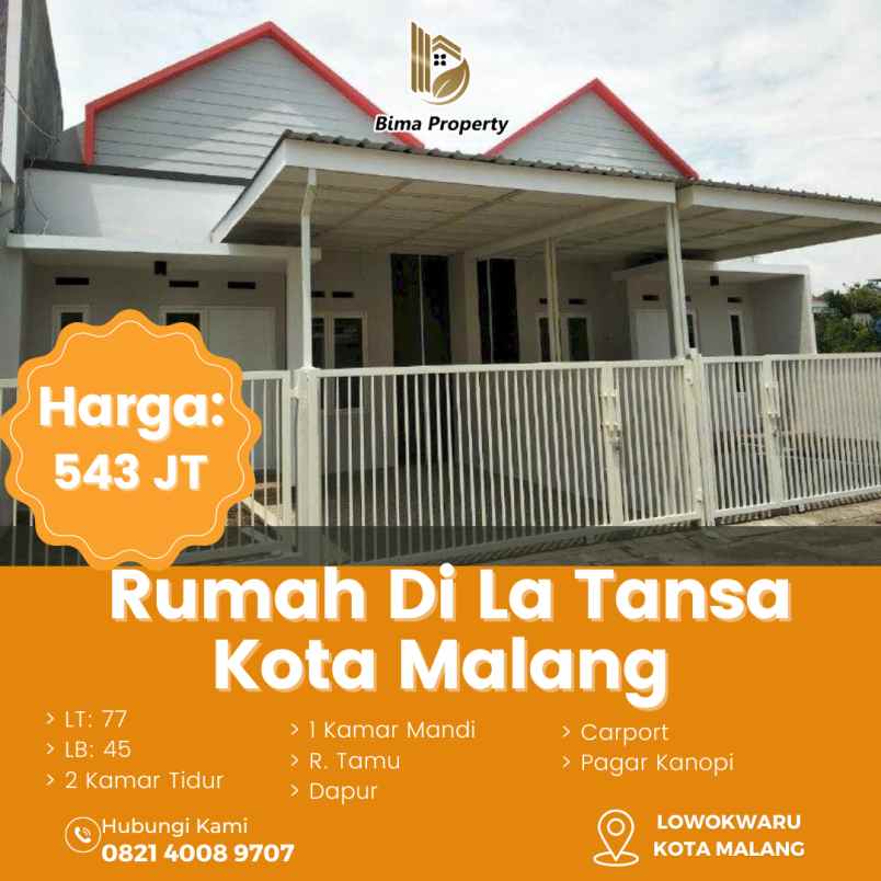 rumah di la tansa kota malang