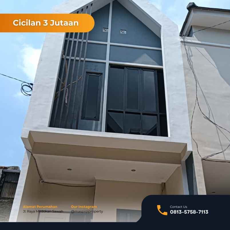 rumah di medokan cicilan cuma 3 jutaan