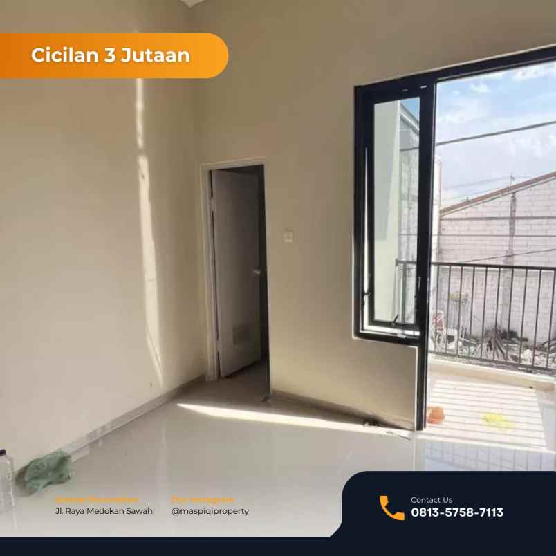 rumah di medokan cicilan cuma 3 jutaan