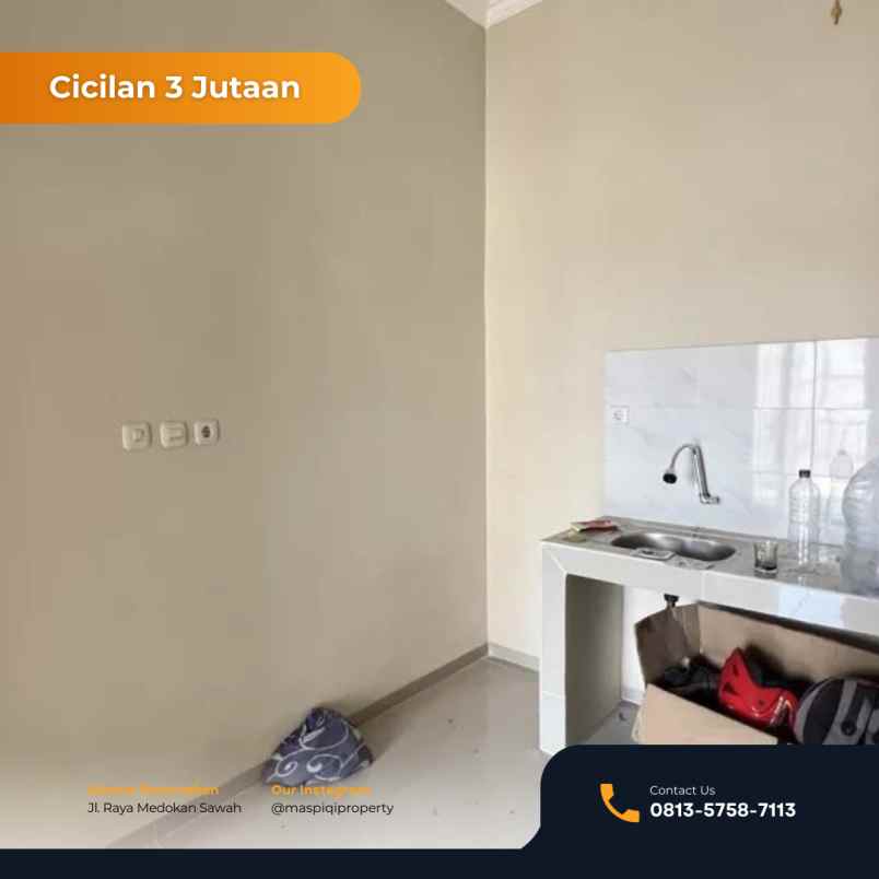 rumah di medokan cicilan cuma 3 jutaan