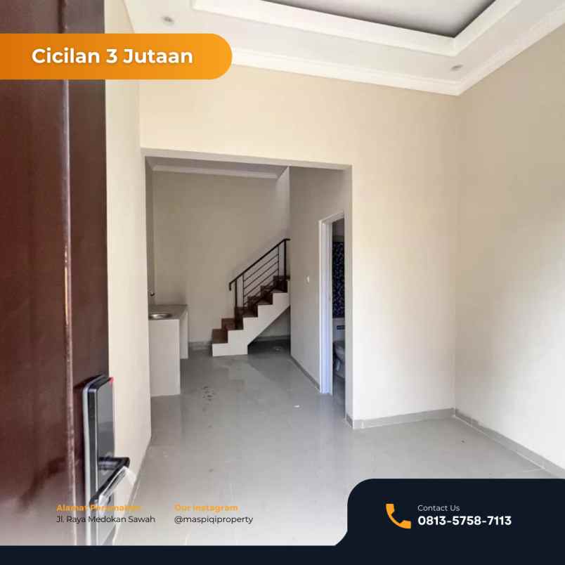 rumah di medokan cicilan cuma 3 jutaan