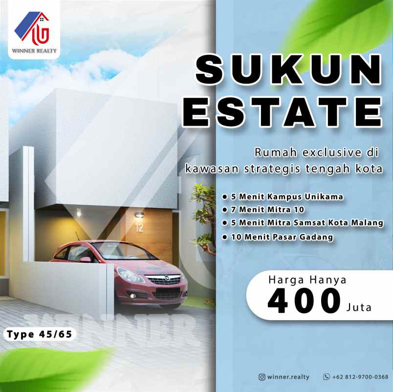 rumah exclusive tengah kota malang