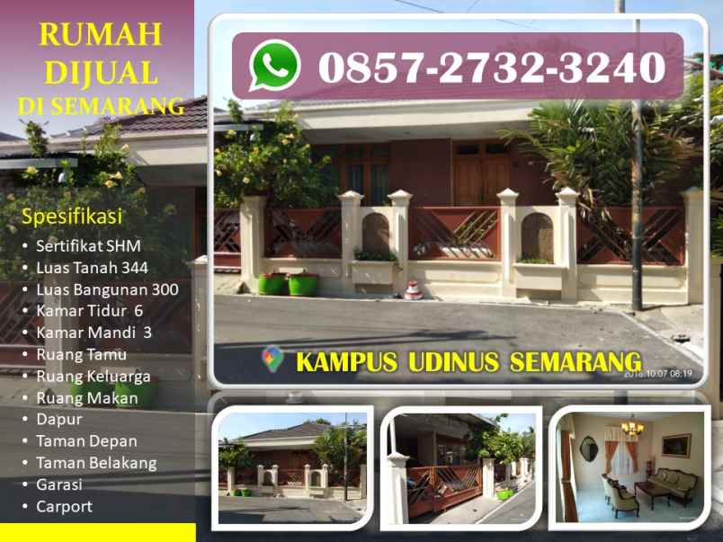 rumah jl bima ii belakang udinus