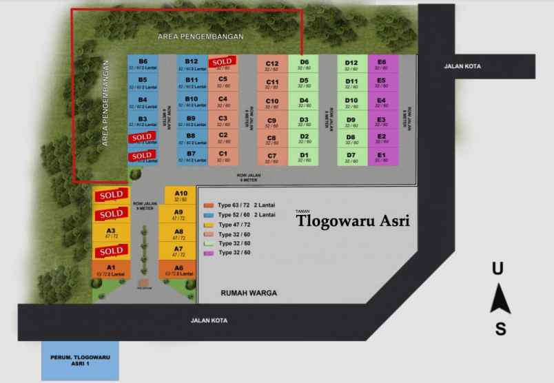 rumah jl tlogowaru