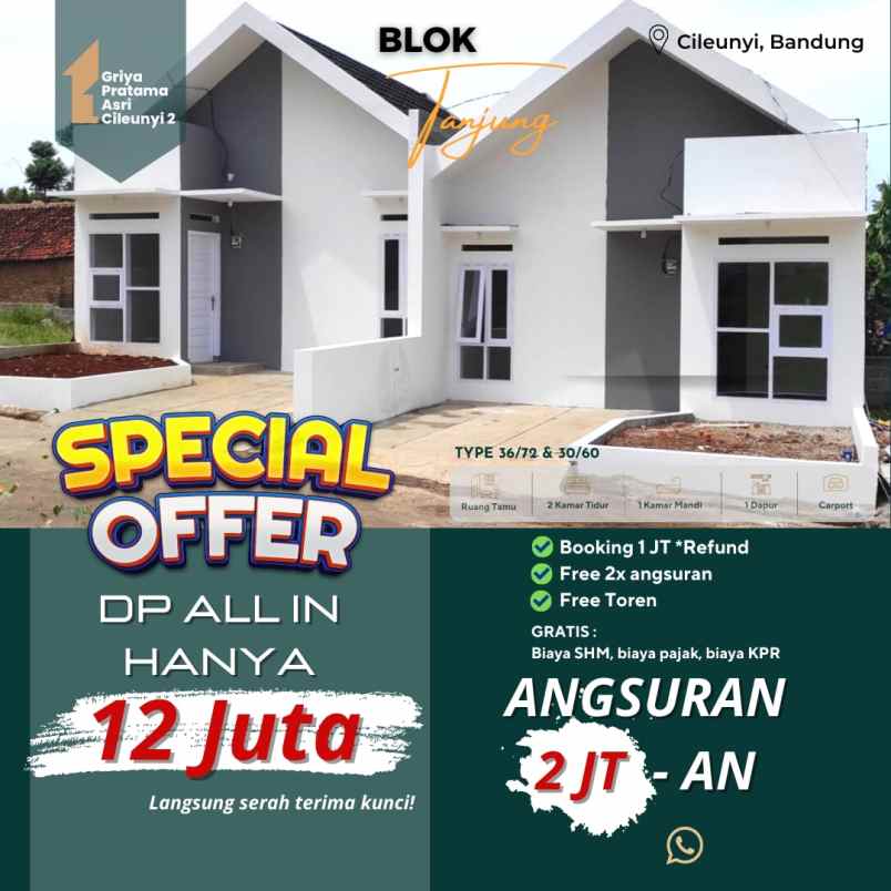 rumah jln cikalang cileunyi kulon