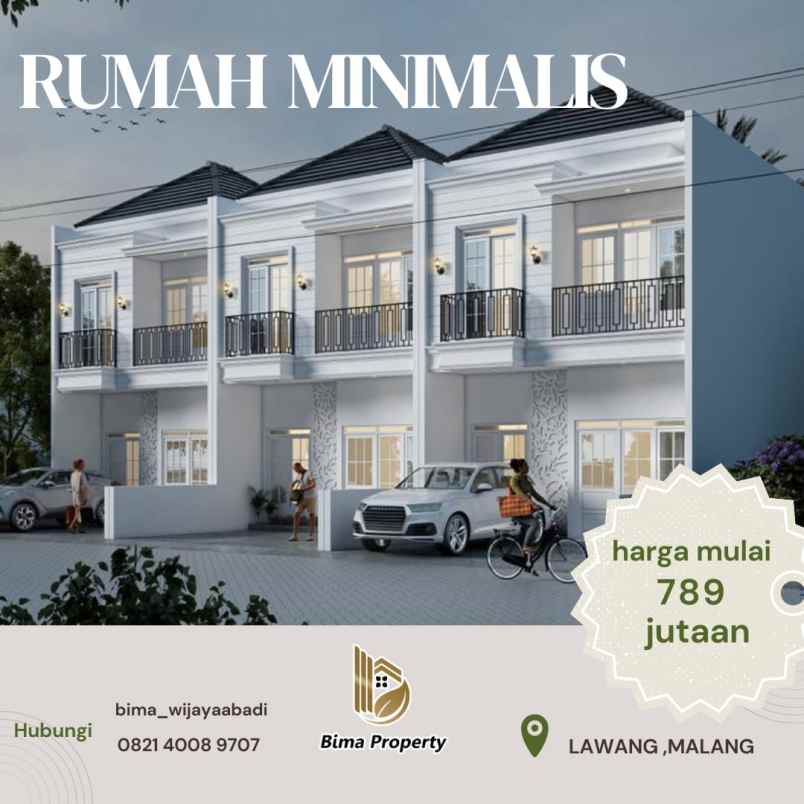 rumah kece minimalis malang